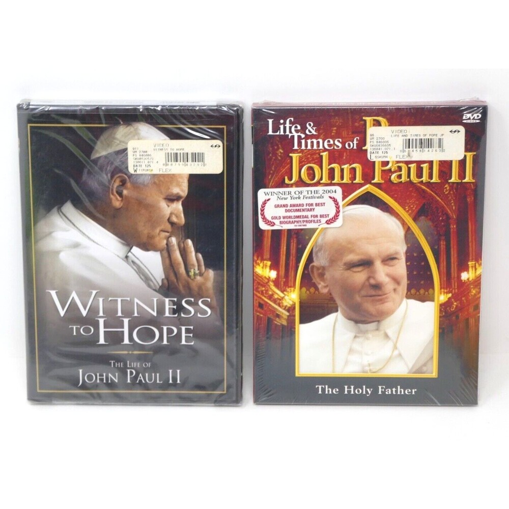 Life Times of Pope John Paul II: The Holy Father & Witness to Hope (DVD) SEALED